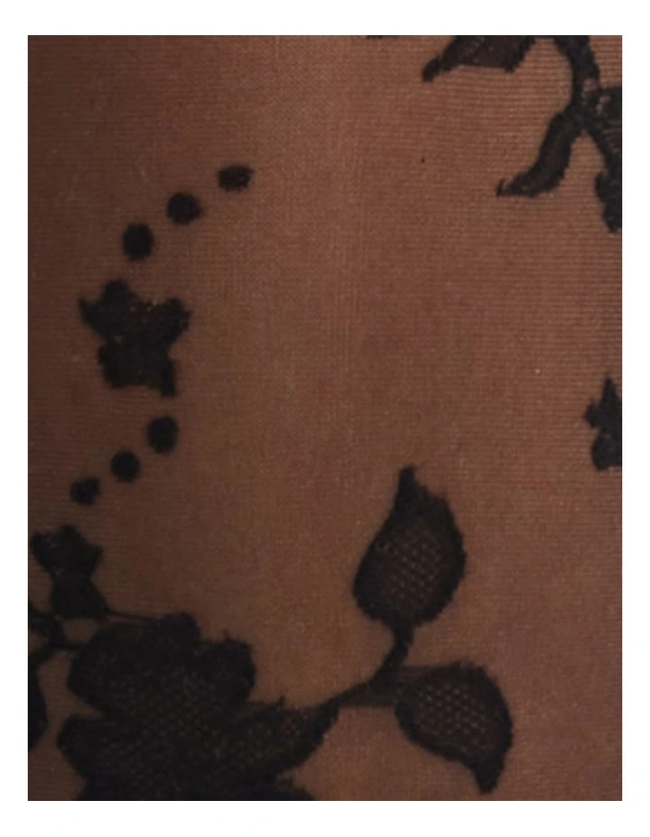 Floral Sheer Tights image 7