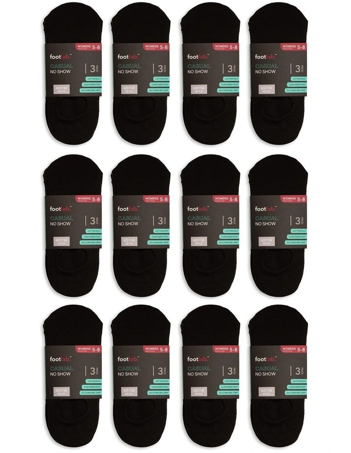 FootLab Womens 36 Pack Socks Casual No Show image 1