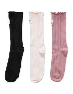 Beloved 3 Pack Socks