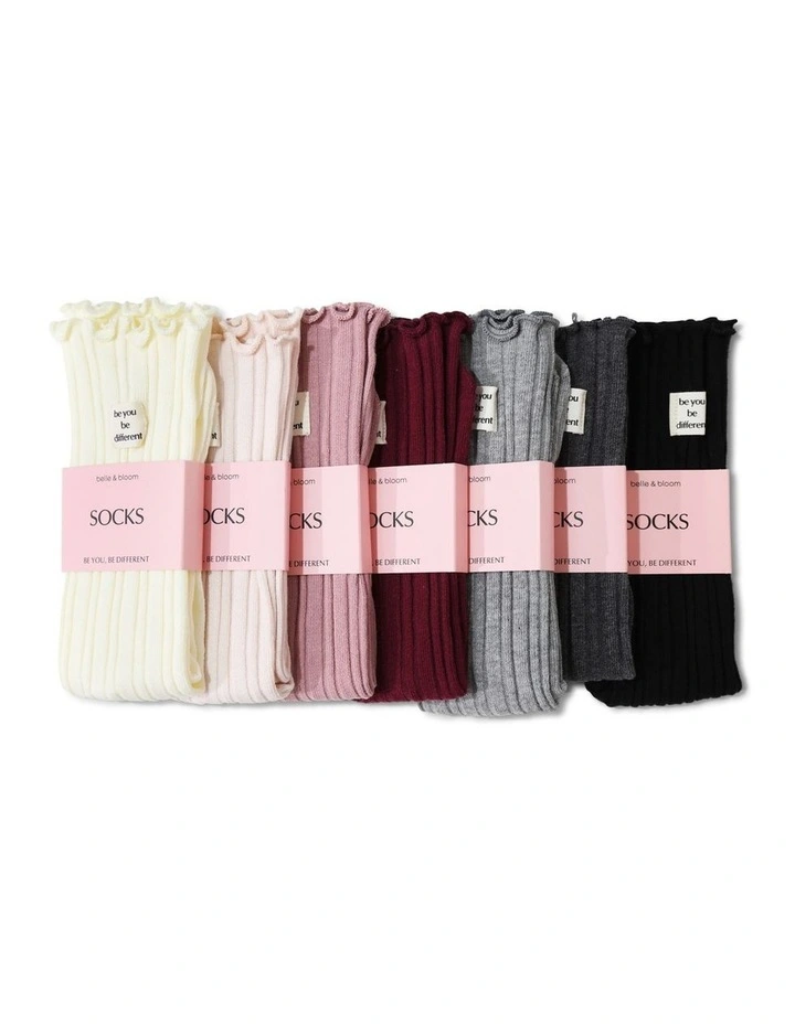 Beloved 7 Pack Socks image 1
