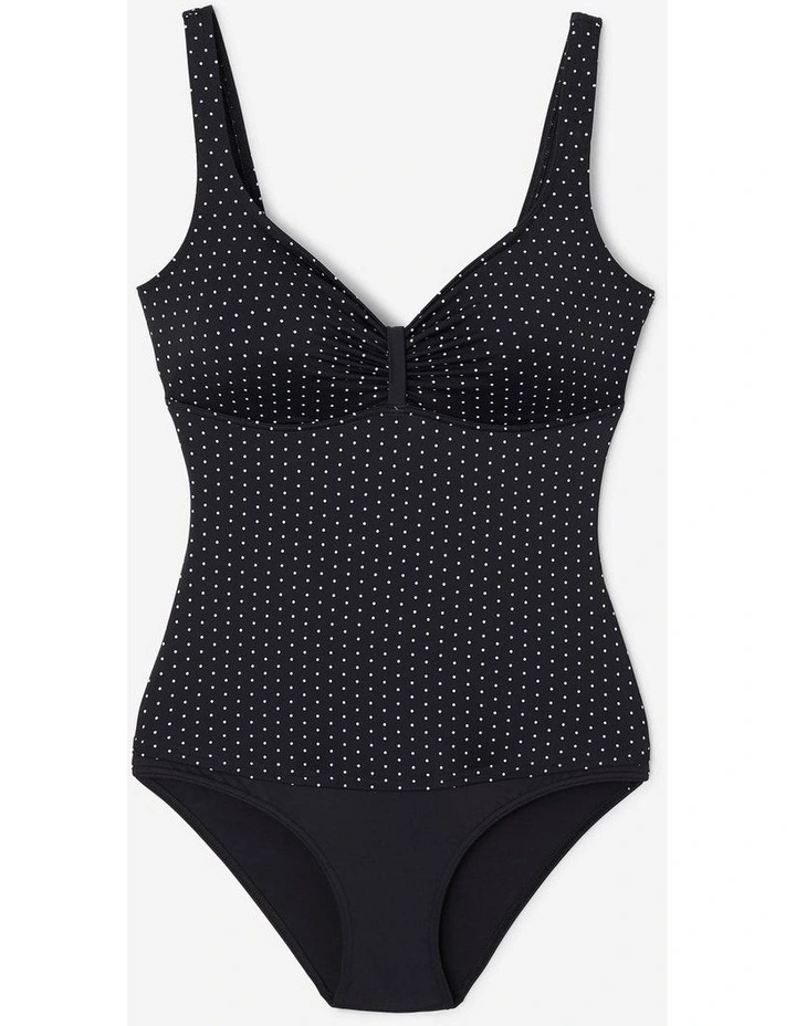 1-Piece Body-Sculpting Doli Puka Swimsuit in Black image 6