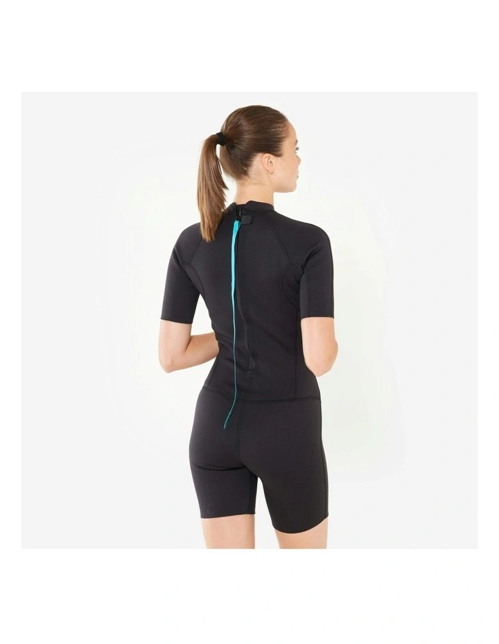 Neoprene Surf Shorty 100 Wetsuit 1.5mm in Black image 2