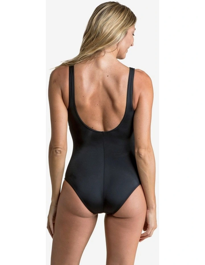 1-Piece Heva U Swimsuit in Black image 3