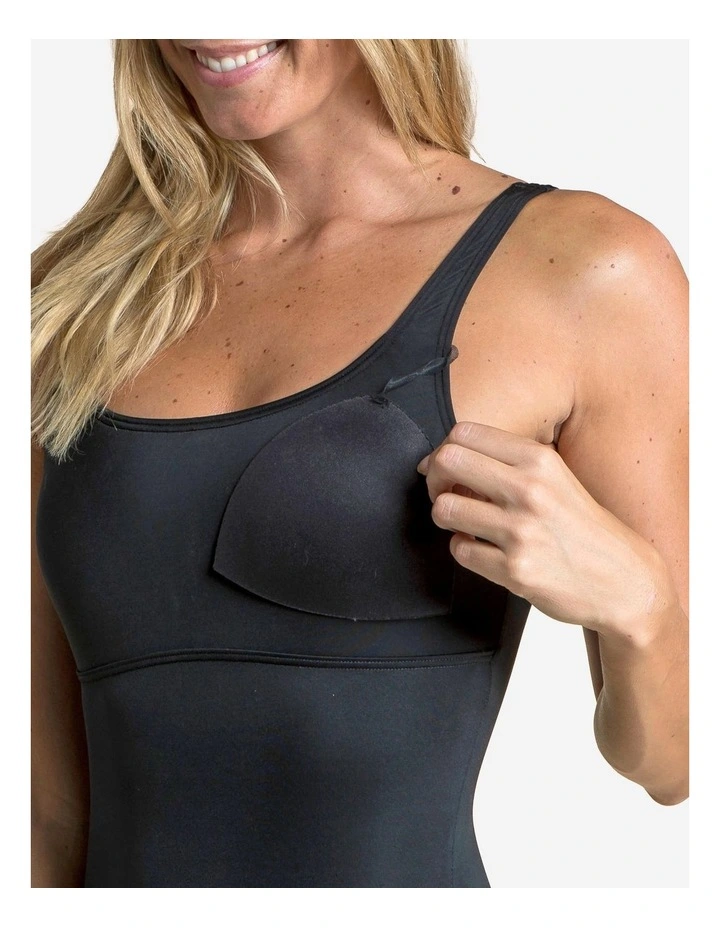 1-Piece Heva U Swimsuit in Black image 5