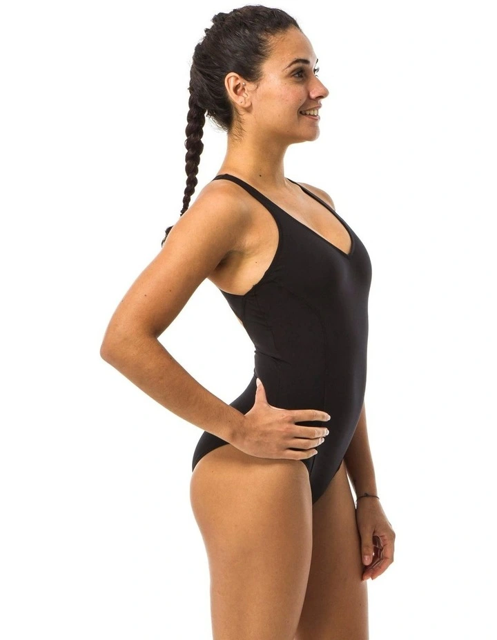 One-Piece Swimsuit in Pearl Black image 5
