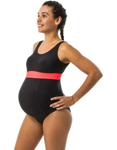 Romane One-piece Maternity Swimsuit in Black