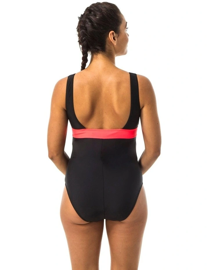 Romane One-piece Maternity Swimsuit in Black image 2