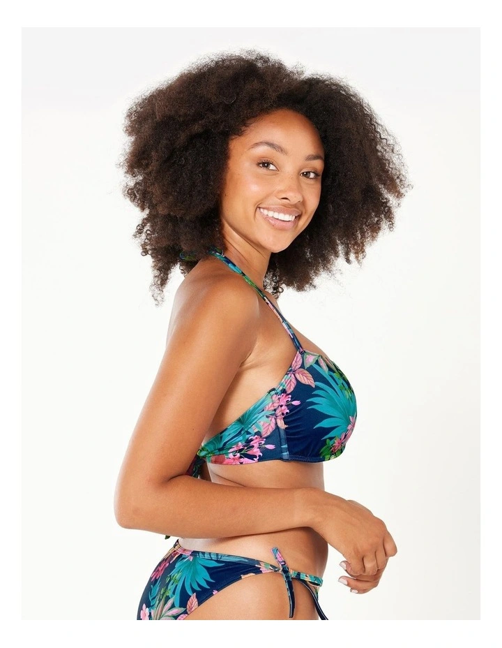 Laura Bandeau Surf Swimsuit Top in Borabora Blue image 3