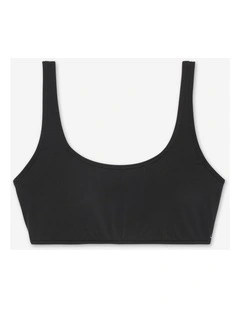 Decathlon | CROP TOP AURELY BLACK WITH REMOVABLE CUPS