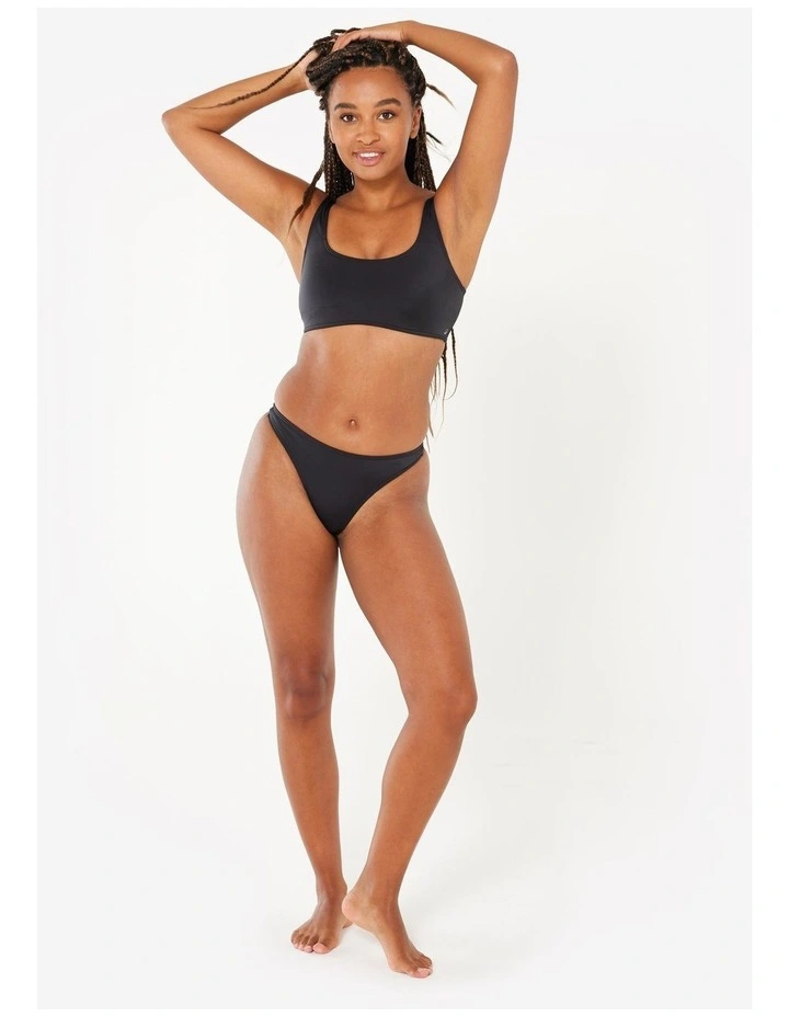 Decathlon | CROP TOP AURELY BLACK WITH REMOVABLE CUPS image 3
