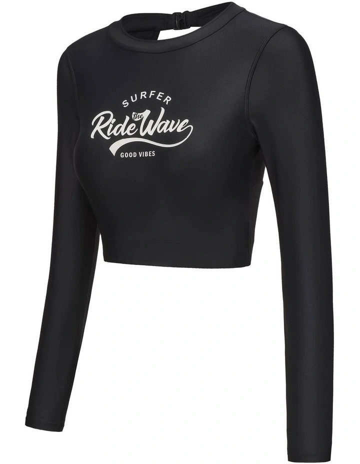 Decathlon | Surf women's swimsuit top - CN TOP ADAH BLACK2.0 image 1