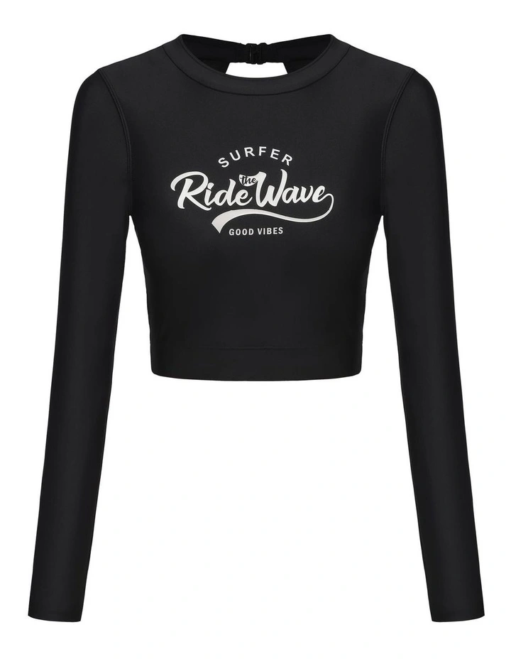Decathlon | Surf women's swimsuit top - CN TOP ADAH BLACK2.0 image 2