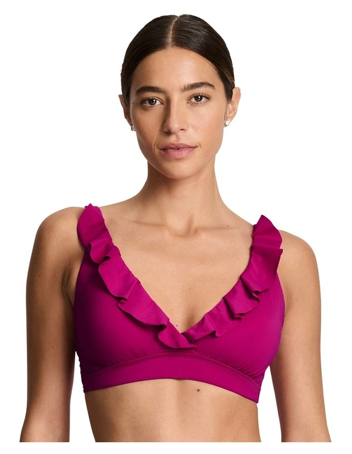 Beach Club Solids Ruffle Underwire Bikini Top (Replacement Style 20720005) image 1