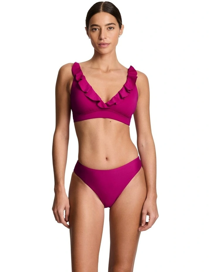Beach Club Solids Ruffle Underwire Bikini Top (Replacement Style 20720005) image 5
