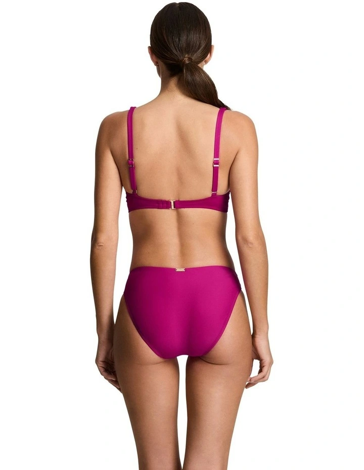 Beach Club Solids Curved Waist Midrise Bikini Bottom image 6