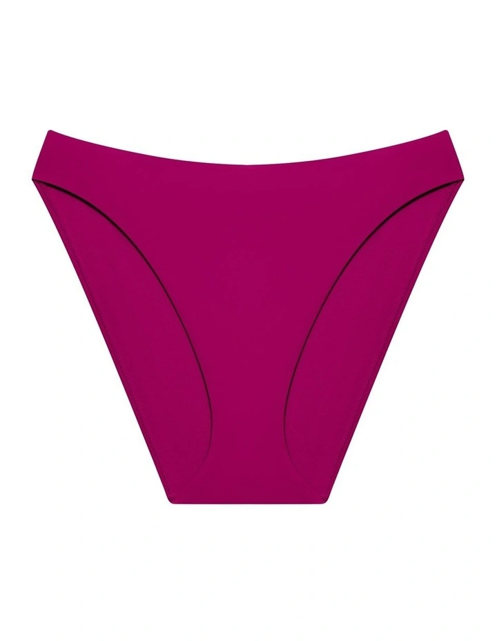 Beach Club Solids Curved Waist Midrise Bikini Bottom image 7