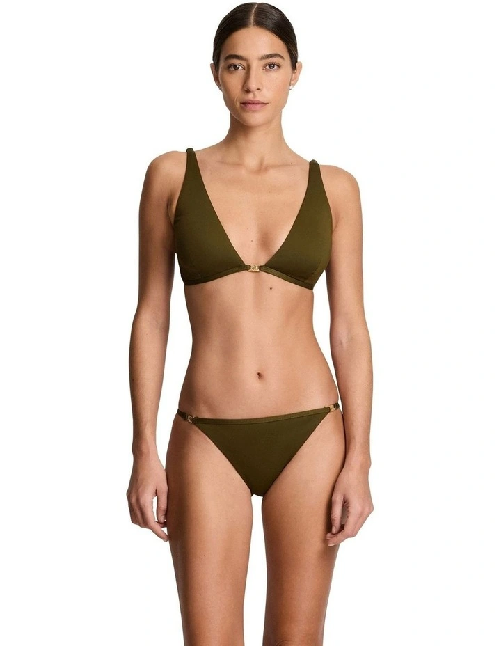 Beach Club Logo-Trim Tanga Bikini Bottom image 4