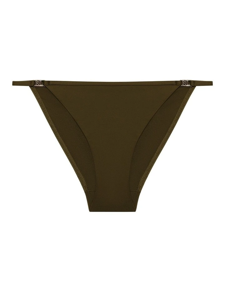 Beach Club Logo-Trim Tanga Bikini Bottom image 7
