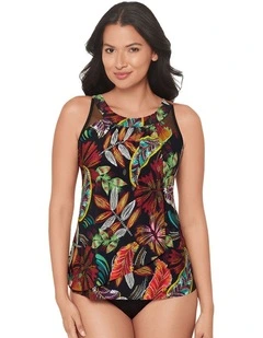 Pluma Orla Underwired High Neck Tankini Top
