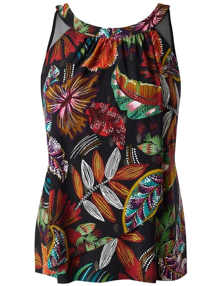 Pluma Orla Underwired High Neck Tankini Top image 6