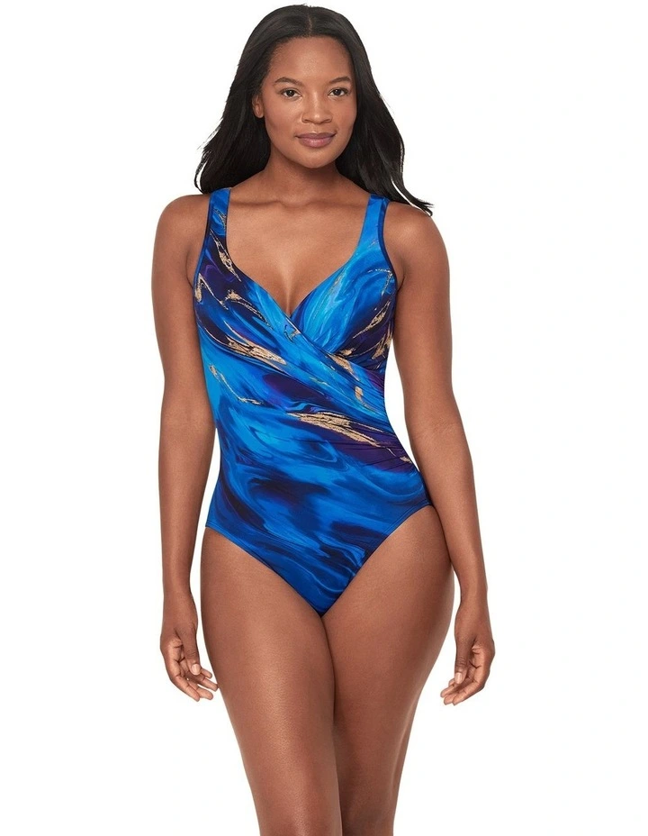 Stellar Nova It's a Wrap Underwired Tummy Control Swimsuit image 1