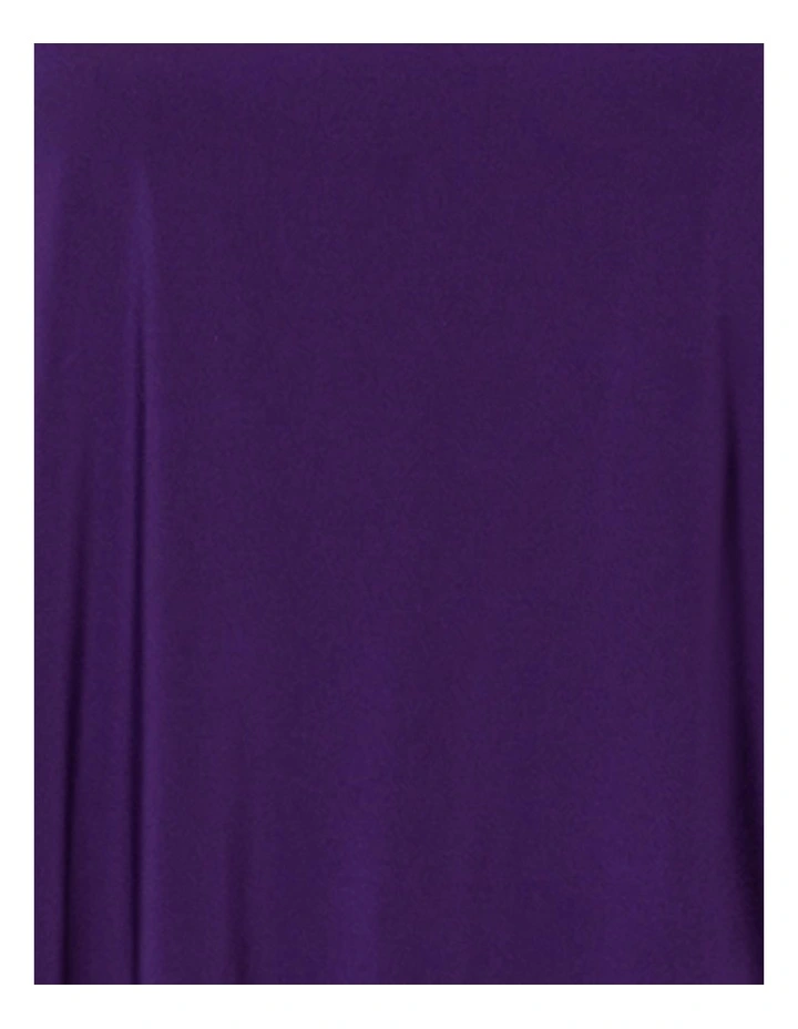 Dazzle Underwired Draped Tankini Top in Purple image 7