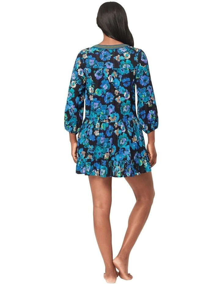 Secret Garden Mini Length Cotton Beach Dress image 2