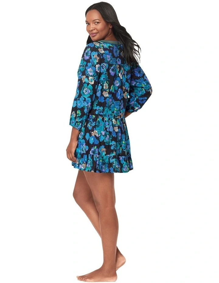 Secret Garden Mini Length Cotton Beach Dress image 5