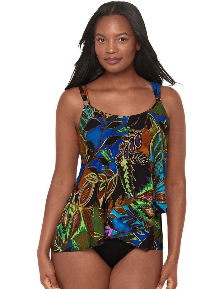 Amazonia Dazzle Underwired Draped Tankini Top image 1