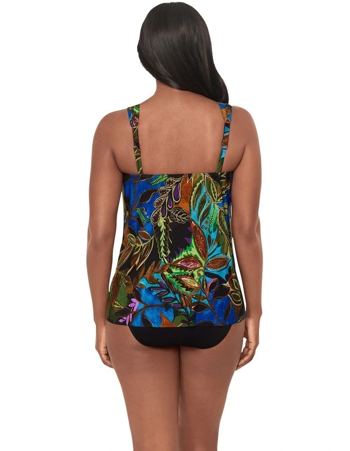 Amazonia Dazzle Underwired Draped Tankini Top image 3