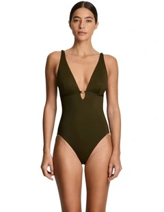 Beach Club Solids Tall Triangle One Piece