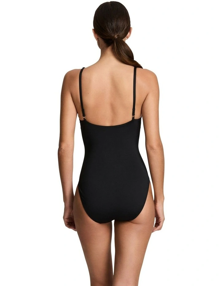 Beach Club V-Neck Shaping One Piece Swimsuit image 2