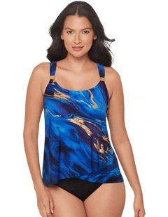 Stellar Nova Dazzle Underwired Draped Tankini Top