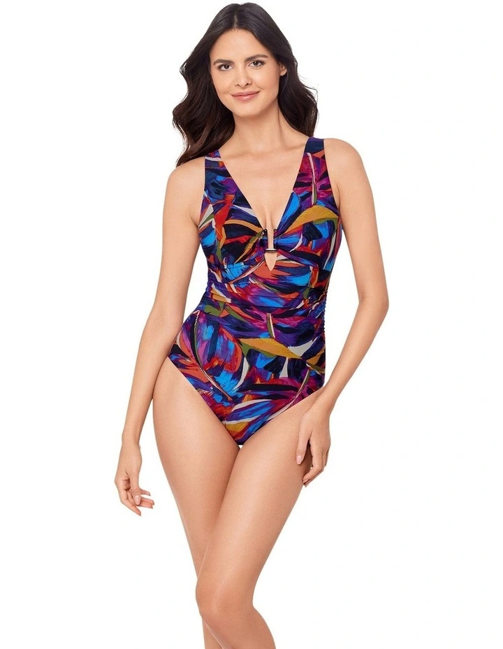 Mariachi Kristi Plunge One-Piece Shaping Swimsuit image 5