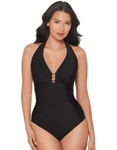 Razzle Dazzle Theia Halter OneinPiece Shaping Swimsuit