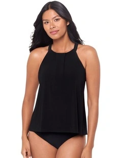 Esme Floaty High Neck Tankini Top