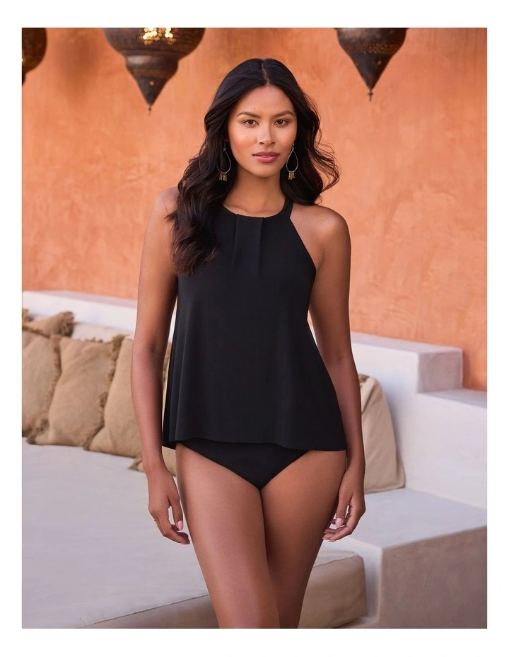 Esme Floaty High Neck Tankini Top image 3