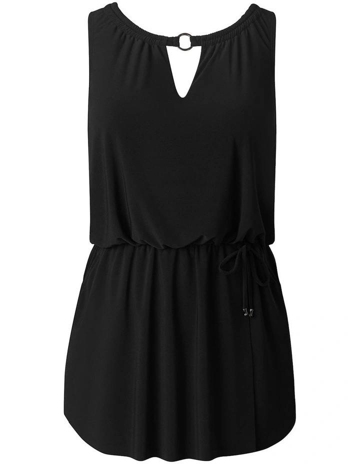 Effie Tie Waist Short Shaping Swimdress image 6