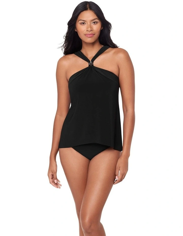 Faye Floaty High Neck Hidden Underwire Tankini Top image 5