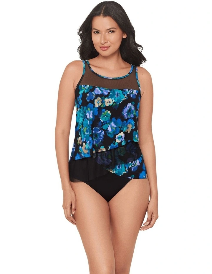 Secret Garden Mirage Loose Fit Slimming Underwired Tankini Top image 5