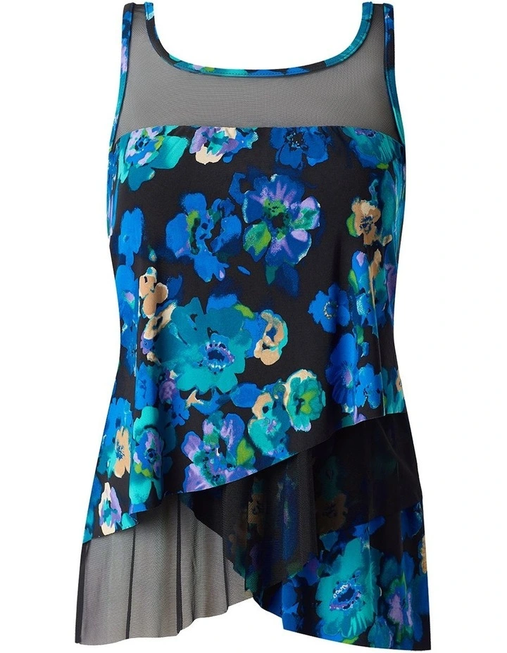 Secret Garden Mirage Loose Fit Slimming Underwired Tankini Top image 6