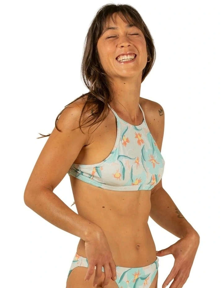 Decathlon | WOMEN'S SURFING BIKINI TOP WITH PADDED CUPS ANDREA ANAMONES image 1