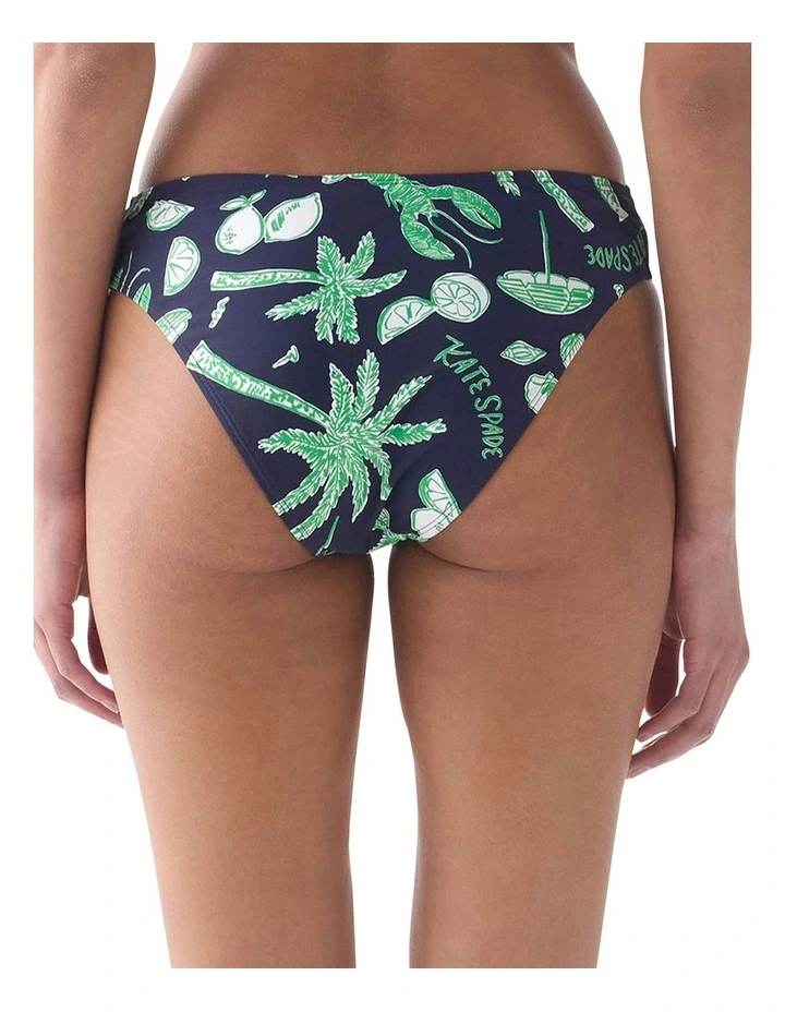 Beachside Mid-Rise High Cut Bikini Bottom image 2