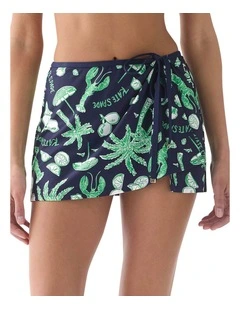 Beachside Mini Beach Wrap Skirt Cover-Up