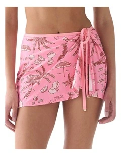 Beachside Mini Beach Wrap Skirt Cover-Up