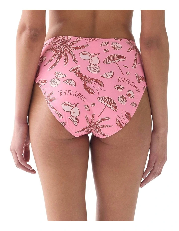Beachside High Cut High Waist Bikini Bottom image 2