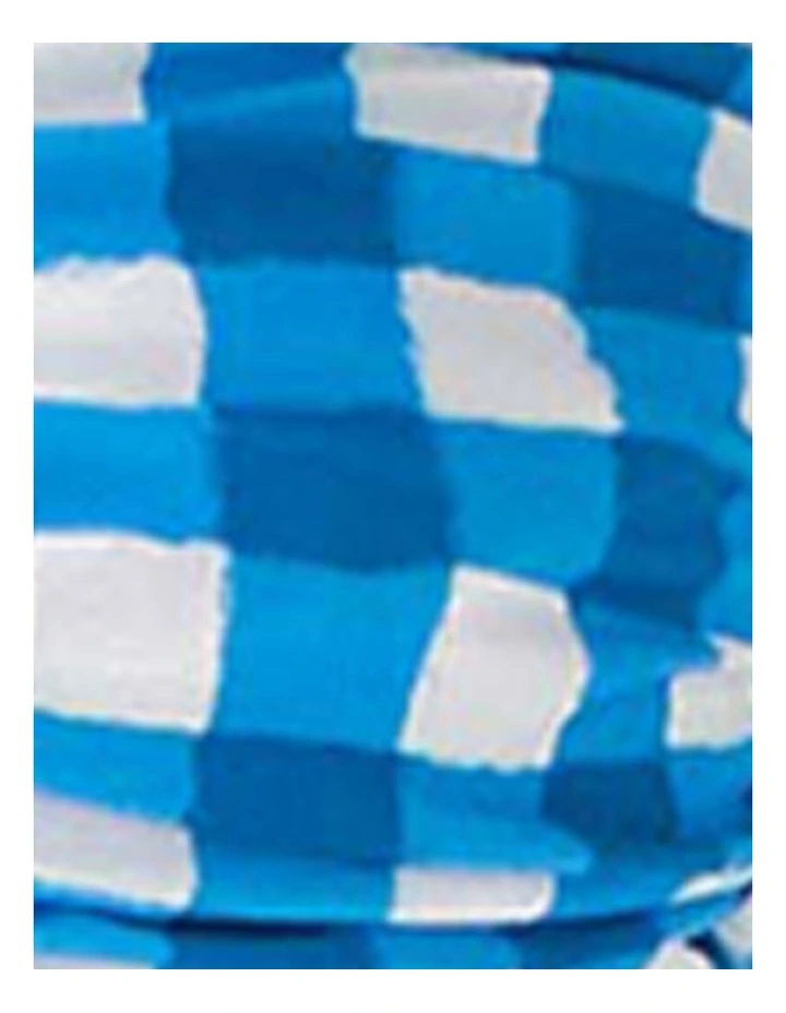 Gingham Ruched Underwired Balconette Bra Bikini Top image 5