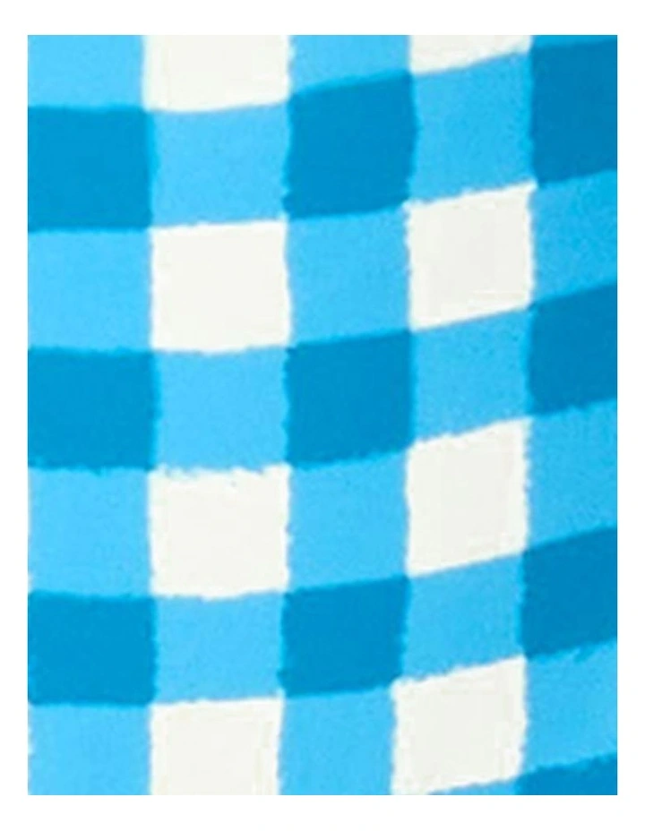Gingham High Cut High Waist Bikini Bottom image 3