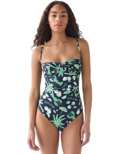 Beachside Open Back Balconette Cup Underwired Swimsuit