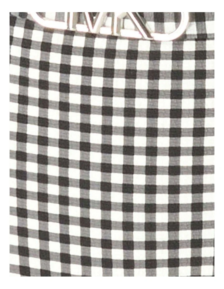 Boho Gingham Belted High Waist Bikini Bottom image 4